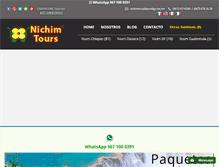 Tablet Screenshot of nichimtours.com.mx